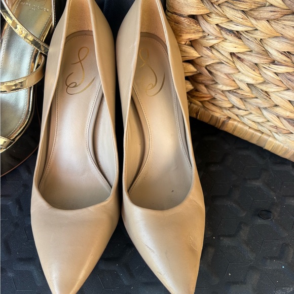Sam Edelman Shoes - Sam Edelman Nude Pointed Toe Stiletto Pumps Size 10